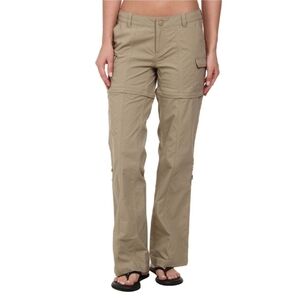 The North Face Womens Paramount Convertible Cargo Pants Size 6 Beige Gorpcore